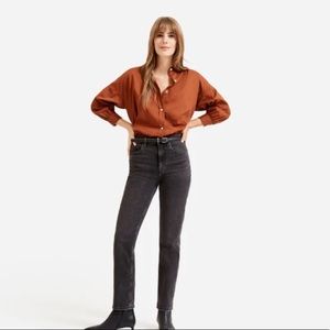 Everlane the high-rise Straight jean size 27 ankle